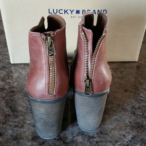NIB Lucky Brand LK-Sancha Rye Tuscadero heel boot - Picture 4 of 6
